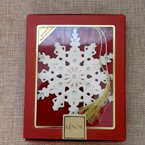 Lennox Christmas ornament
